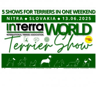 InTerra World Terrier Show & Terrier Club Winner Show NITRA 13.- 14.06.2025