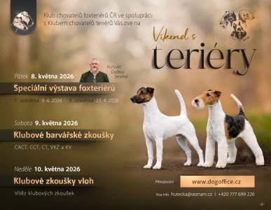 I. uzávěrka na Speciální výstavu již 9.4.2026 